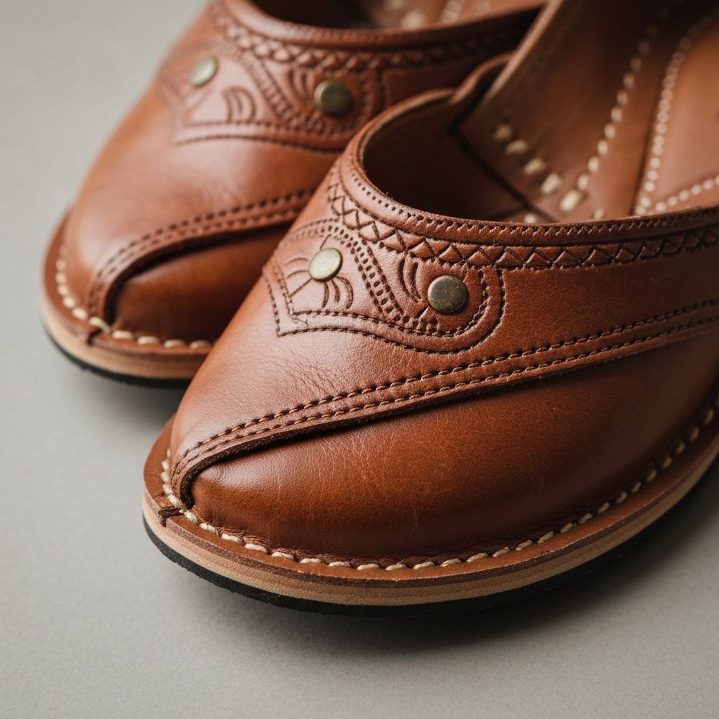 Classic Brown Peshawari Chappal